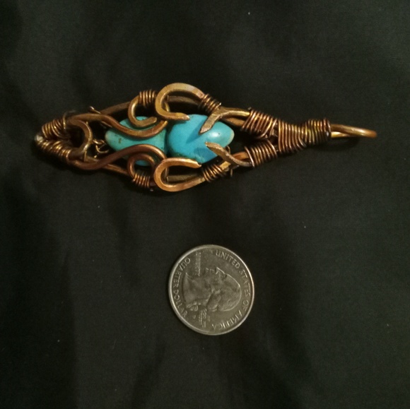 Handnade copper pendant - Picture 2 of 3